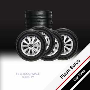 4 Pcs 17mm Hub Wheel Rims & Tyres For 1:8 Scale HSP HPI RC Car Buggy